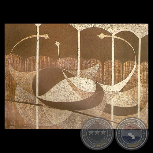 SIN TÍTULO - Grabado sobre cuero de LOTTE SCHULZ